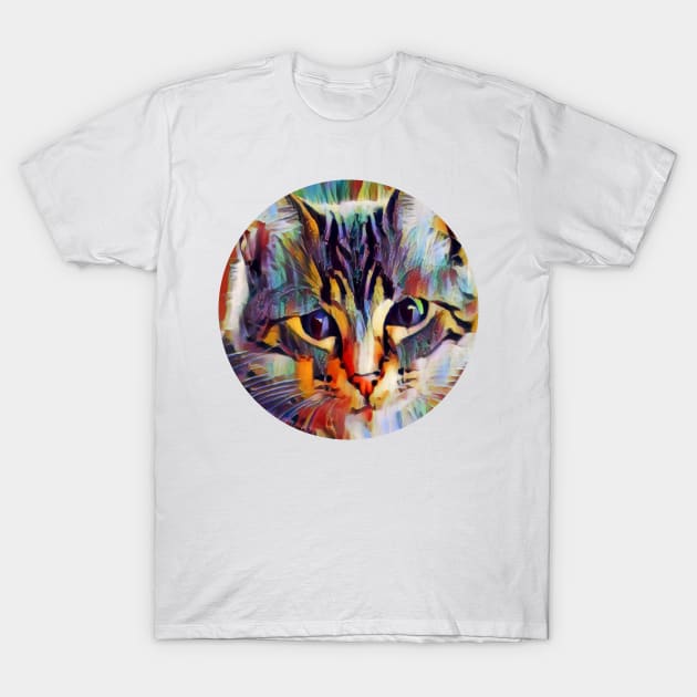 Cuddly floppy cat T-Shirt by GoranDesign